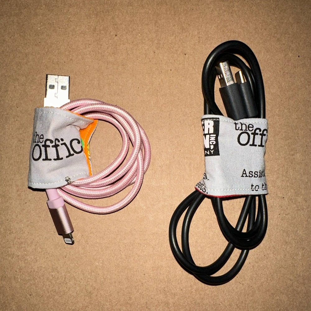 Handmade Cord Savers- set of 2 The Office theme
